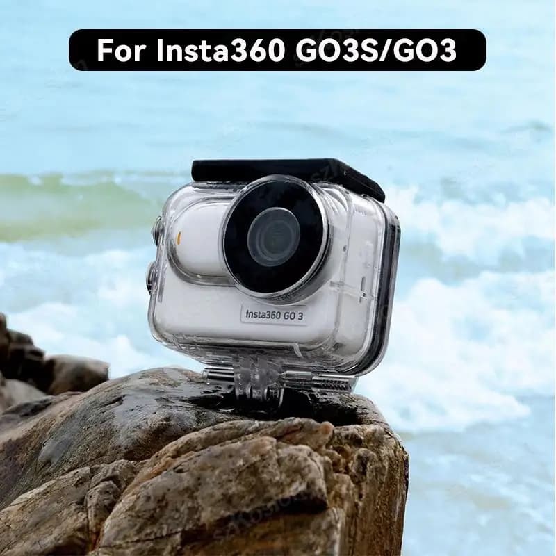 Custodia impermeabile 60M per Insta 360 GO 3S Custodia protettiva per immersione subacquea Fotocamera per Insta360 GO 3 Accessori