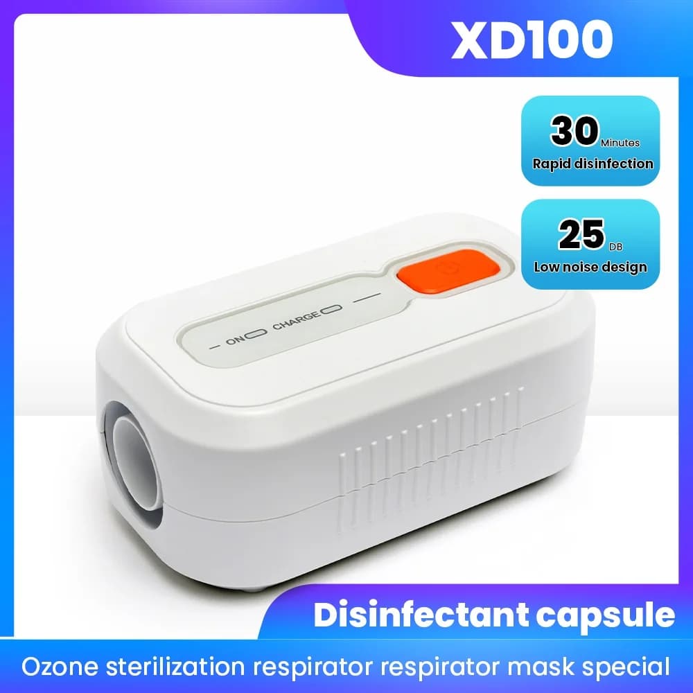 XD100 Pulitore CPAP portatile Ozono Ventilatore per il sonno Purificatore d'aria Disinfezione dell'aria Anti Apnea Russare Macchina per l'assistenza sanitaria