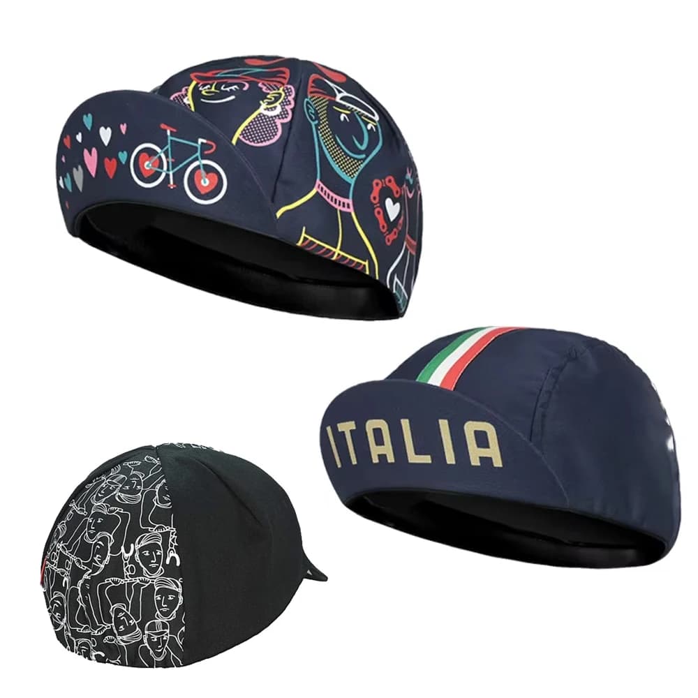Nuovi berretti da ciclismo BASEL ITALIA / UK Cappello da bici Taglia unica