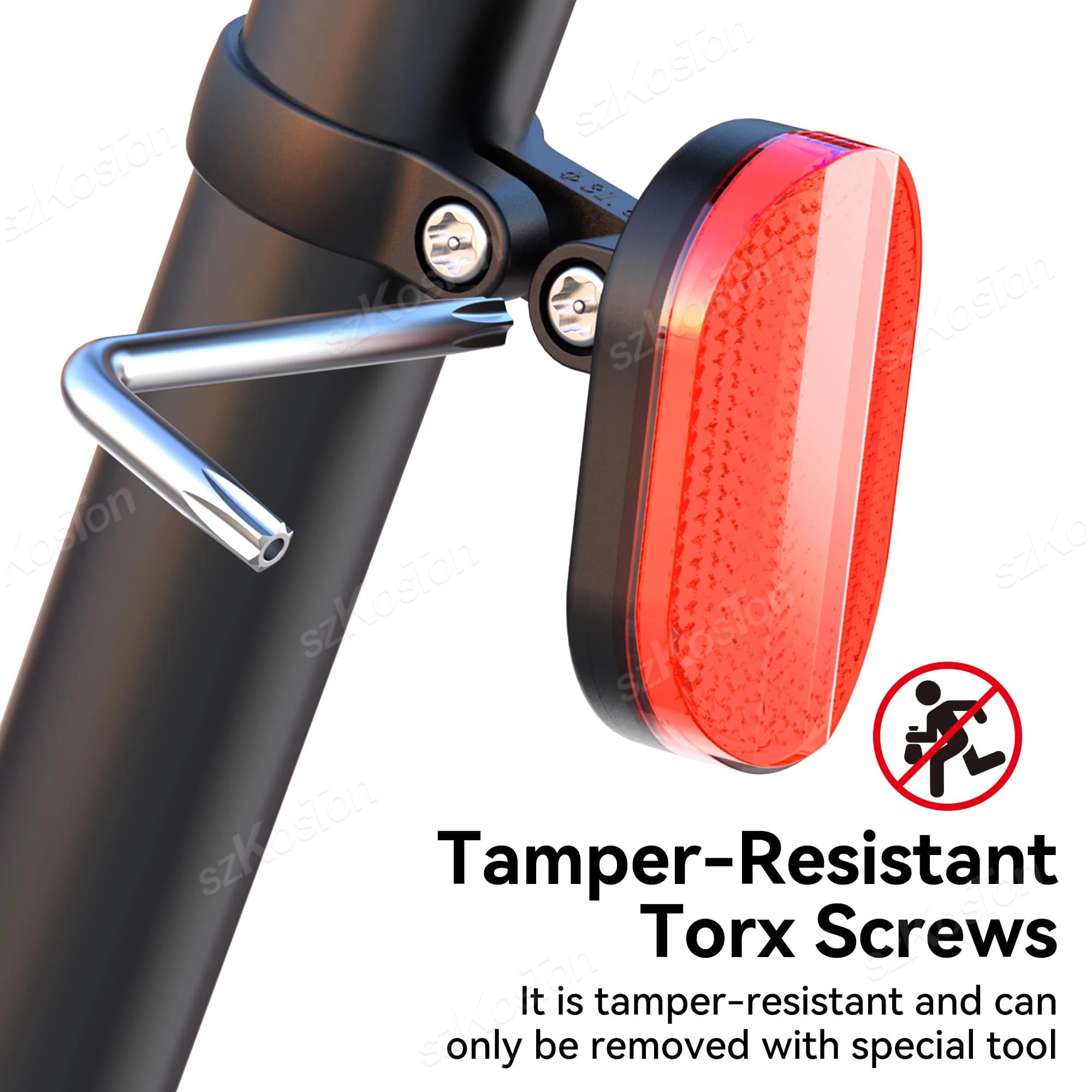Etichetta Riflettente per Bicicletta, Custodia Protettiva Nascosta per AirTag, Design Anti-Smarrimento e Anti-Furto per Smart Tag 2, AirTag, Moto Tag
