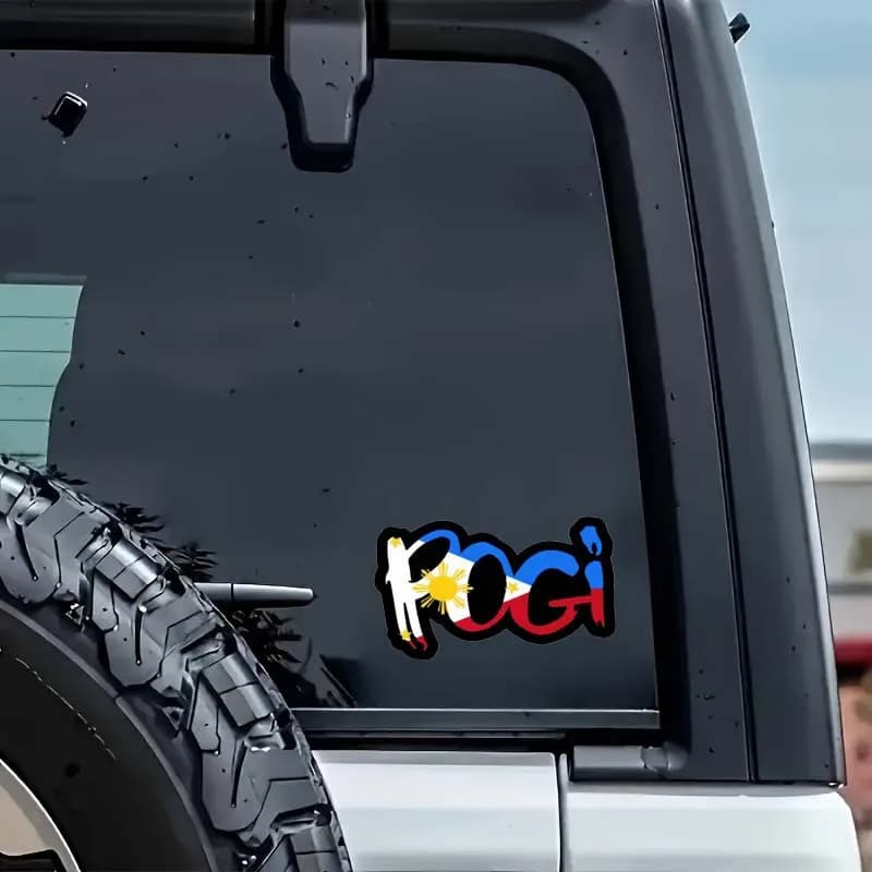 Adesivo in vinile resistente alle intemperie Vibrant Heritage delle Filippine, accessori per auto delle Filippine per moto, camion, paraurti SUV e laptop