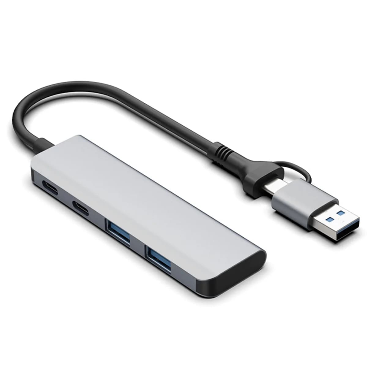 Dock di espansione HUB USB 3.0 a doppia porta SUPER HOT da tipo C a hub a 4 porte