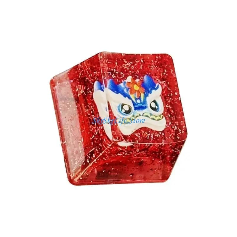 E65E Stylish and durable resin covers, OEM height, for MX mechanical keyboards, replacement of keypads with