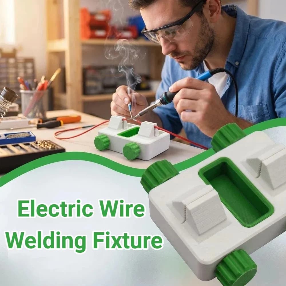 Hands-free Welding Table Clamp Adjustable 3D Printer Electric Wire Welding Fixture Stable Welding Locator