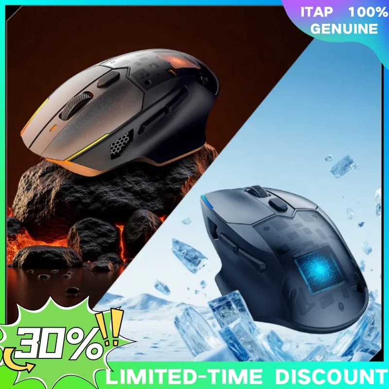 Mouse da Gaming Wireless Bluetooth BLACKSHARK con Illuminazione Stellare e Doppio Touch 8K Confortevole, Mouse Ergonomico Senza Fili