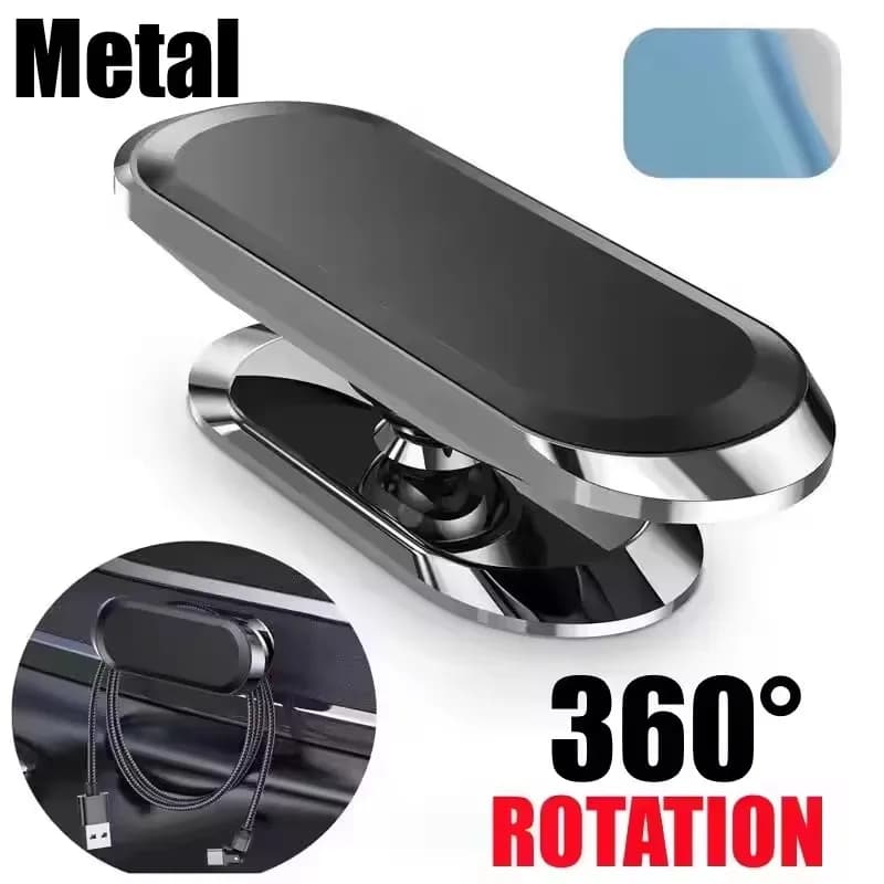 360 ° Supporto Magnetico per Telefono da Auto, Stand per Smartphone e GPS, Compatibile con iPhone 17 16 XR Xiaomi Mi Huawei Samsung LG