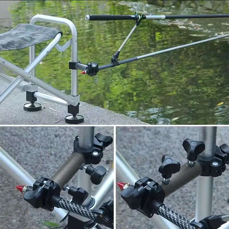 Fishing Rod Clamp Universal Camping Car Umbrella Frame Fixing Clip Pull Car Umbrella Buckle Fishing Chair Bracket Connector
