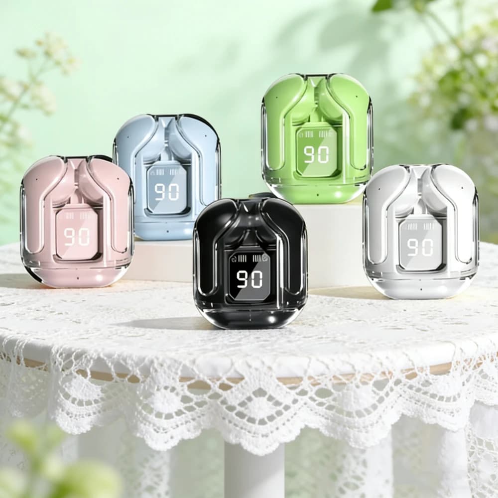 Mini auricolari wireless Alimentazione LED Display digitale Auricolare wireless TWS Le cuffie stereo Bluetooth si applicano agli smartphone