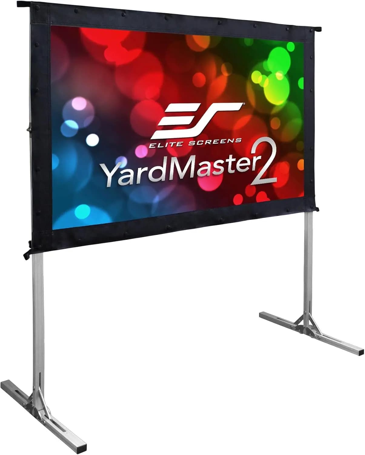 Schermo per proiettore da esterno Yard Master 2 58' 16:9 con supporto, schermo cinematografico pieghevole portatile 8K 4K Ultra HD 3D