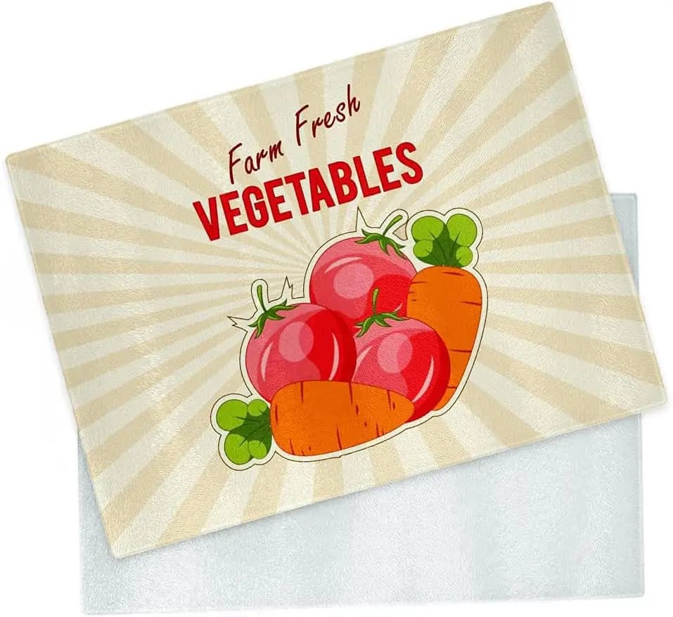 Pack of 25 Pieces of Cutting Tables for Sublimation 11" x 7.9" in Tempered Glass Rectangular with White Coating
