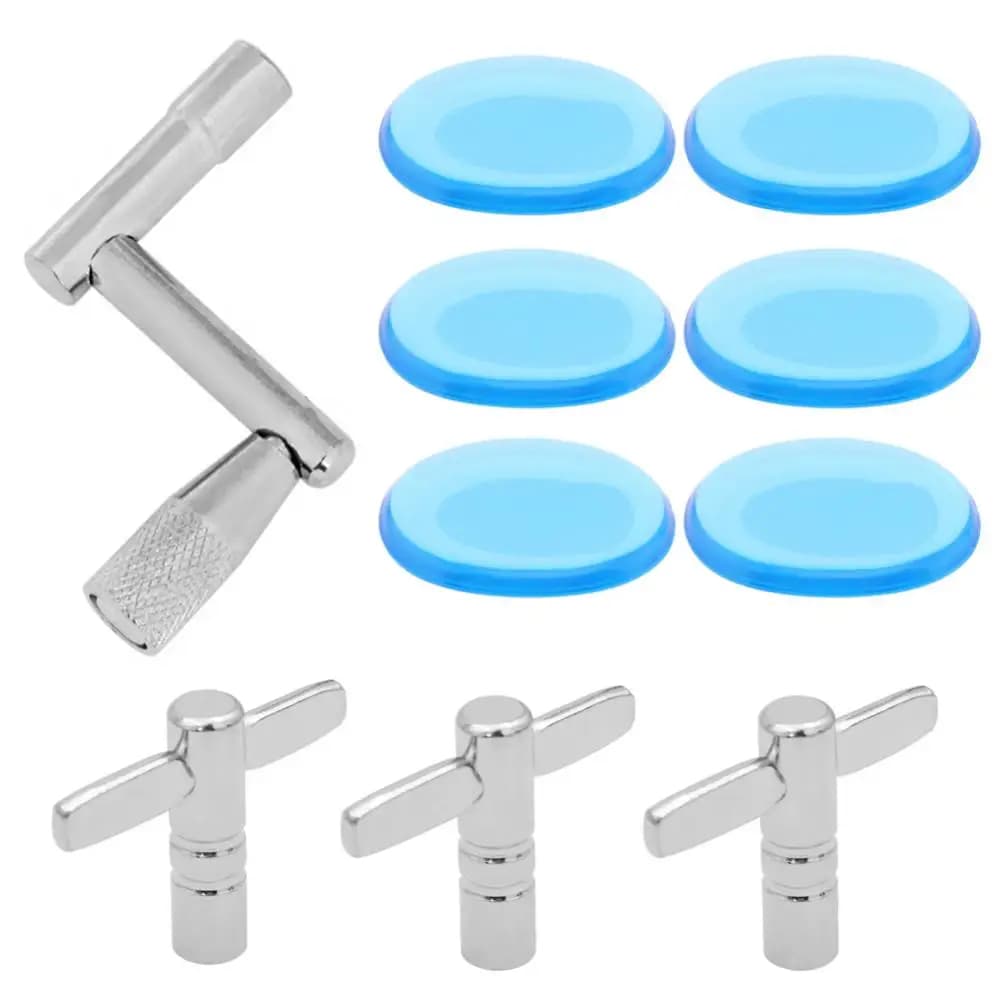 Set di chiavi a tamburo T Style Z Style Universal Drum Tuning Parts chiave quadrata Standard 5.5mm con cuscinetti muti a tamburo