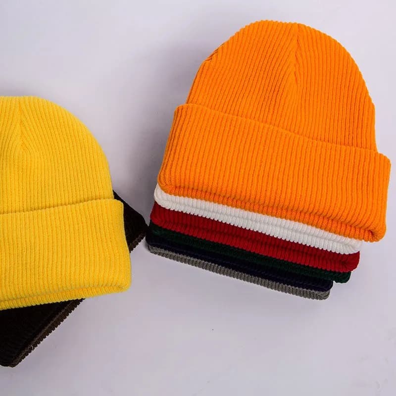 Moda Cap Toque Stocking Hugger Orologio Testa Uomo Donna tinta unita Lucido Adulto Pullover lavorato a maglia Caldo cappello hip-hop Sci B8M125