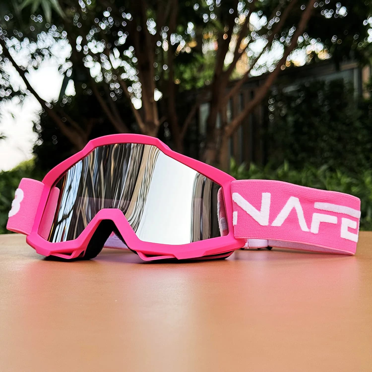 Dirt Bike Goggles Anti‑Scratch Motorcycle Eyewear, Outdoor Enduro Motocross Glasses Dust‑Proof Helmet Goggles for Riding