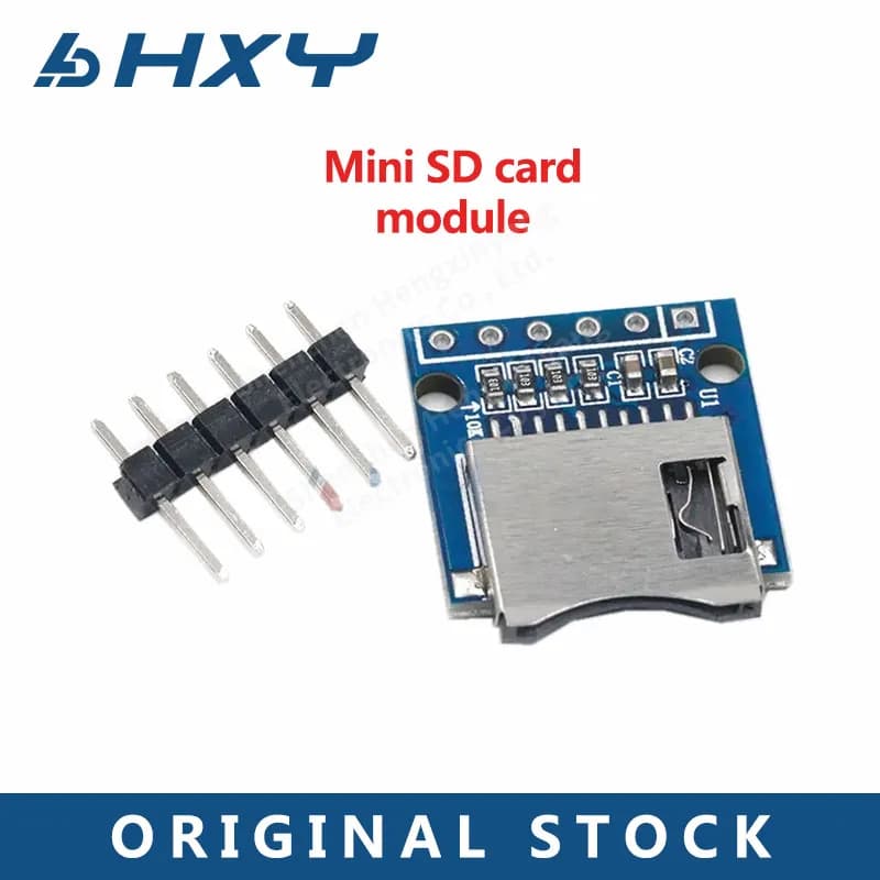 HXY-1PCS Scheda di Espansione Memoria Micro SD, Modulo Shield per Schede TF con Pin per Arduino ARM AVR