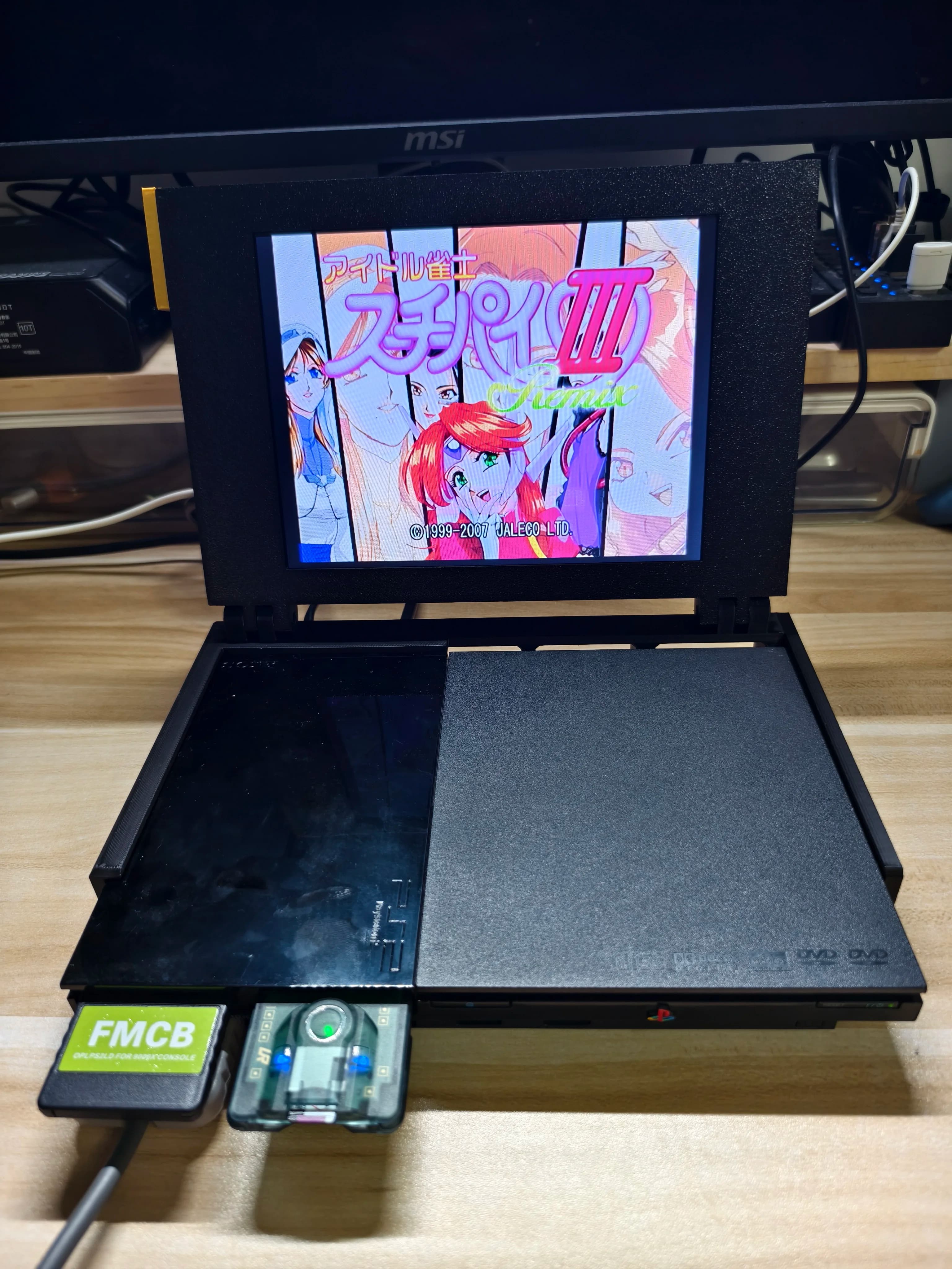 Console di Gioco Arcade Retrò P2 da 8 Pollici, Monitor Portatile Mini con Audio Stereo per P2 SLIM TUTTE LE SERIE