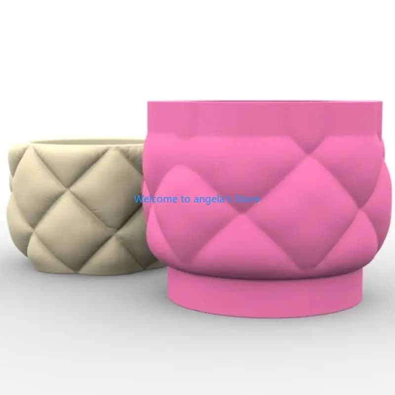 X4YC Silicone Mould for Making Plant Container Flower Pot Decoration Mold