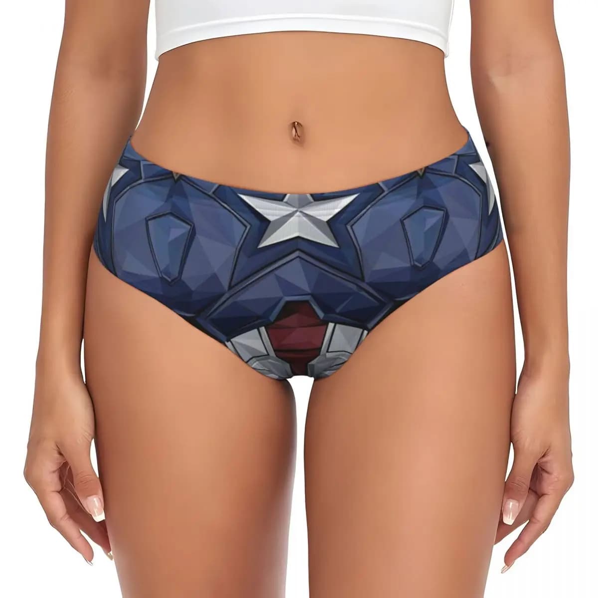 Captain America Comics, comfortable women's underwear, superhero theme, Valentine's Day gift