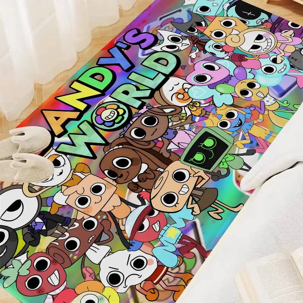 D-Dandys WorldS Cartoon Door Mat Nordic Style Bedroom Living Room Doormat Home Balcony Anti-Slip Alfombra