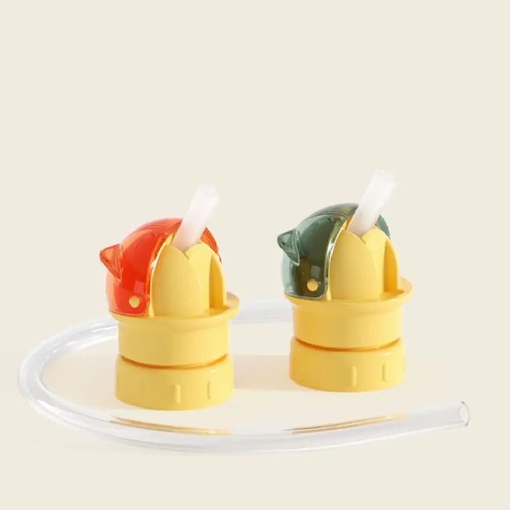 Spiral lid for straw, silicone bottle cap, baby bottle cover, bottle cap, bottle cap, drinking tube