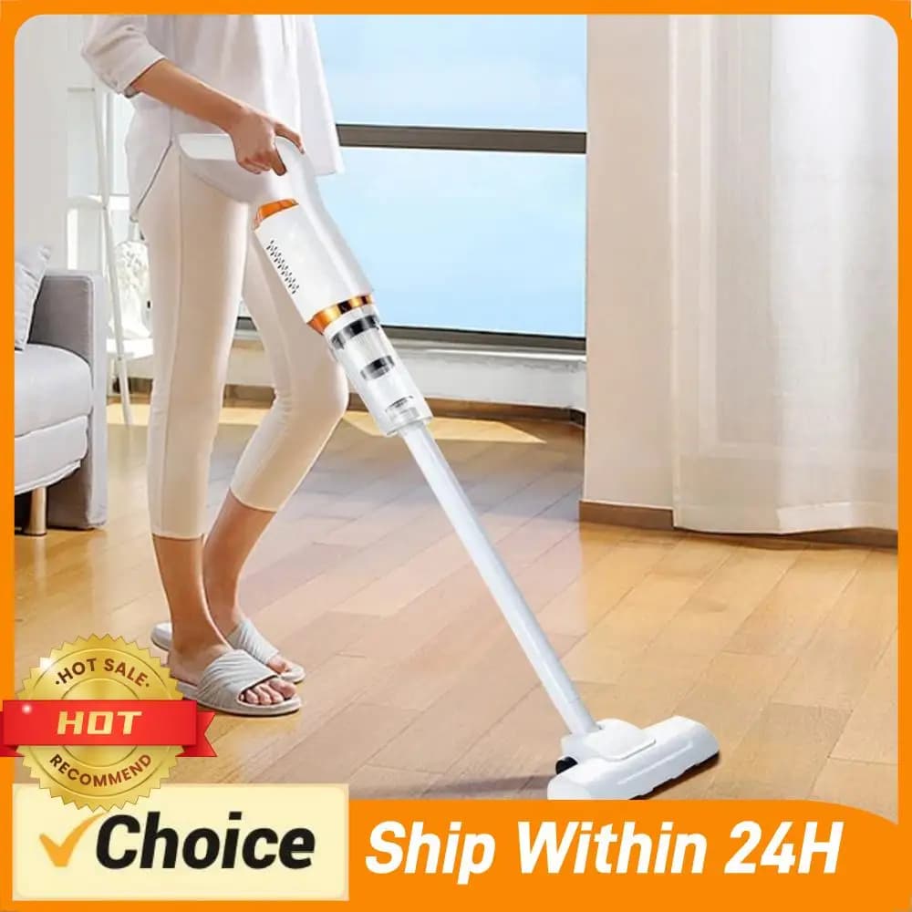 2 in 1 Vertical Clean Electric Vacuum Cleaner Handheld Wireless Vacuum Cleaner USB Rechargeable Cordless Portable Cleaning Robot