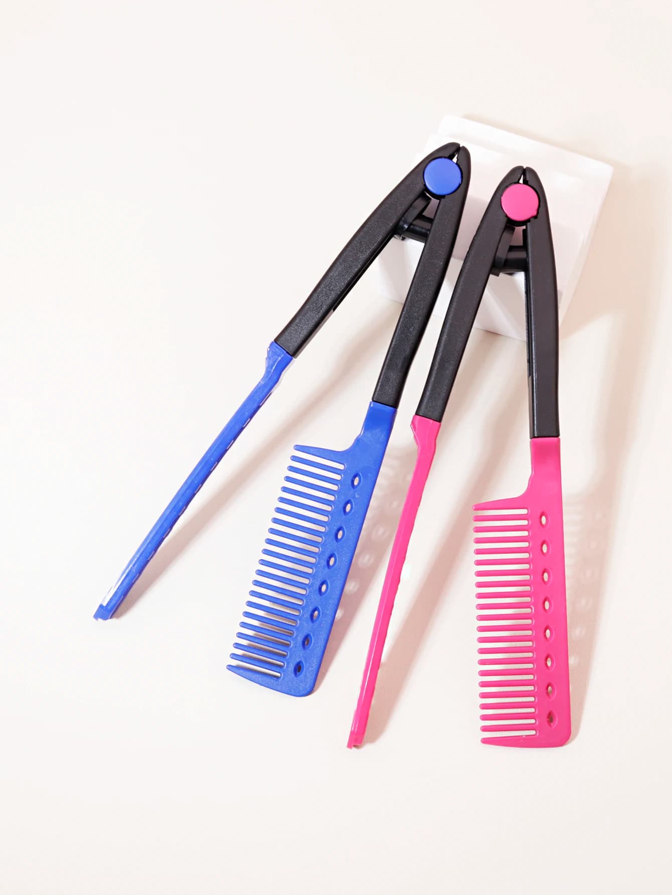 1 pezzo di pettine pieghevole a forma di V, pettine piatto, strumento per pettinare i capelli, accessori per barbiere, pettine speciale per parrucche di capelli veri