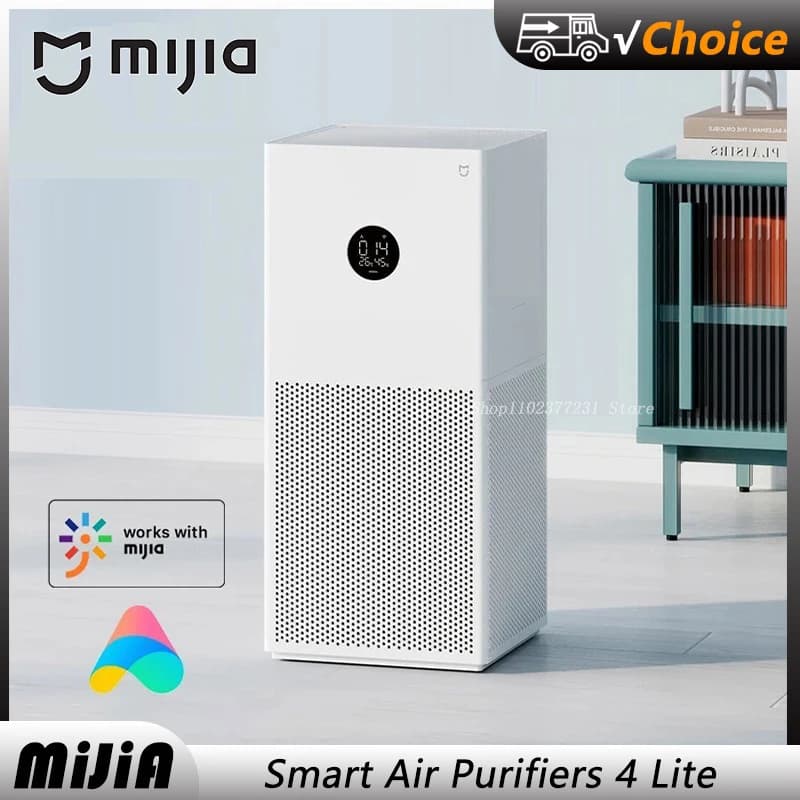 XIAOMI MIJIA Purificatore d'aria intelligente 4 Lite Display a LED Purificazione Rimozione aldeidi Ionizzatore d'aria domestico 35,8 dB (A) APP MI a basso rumore