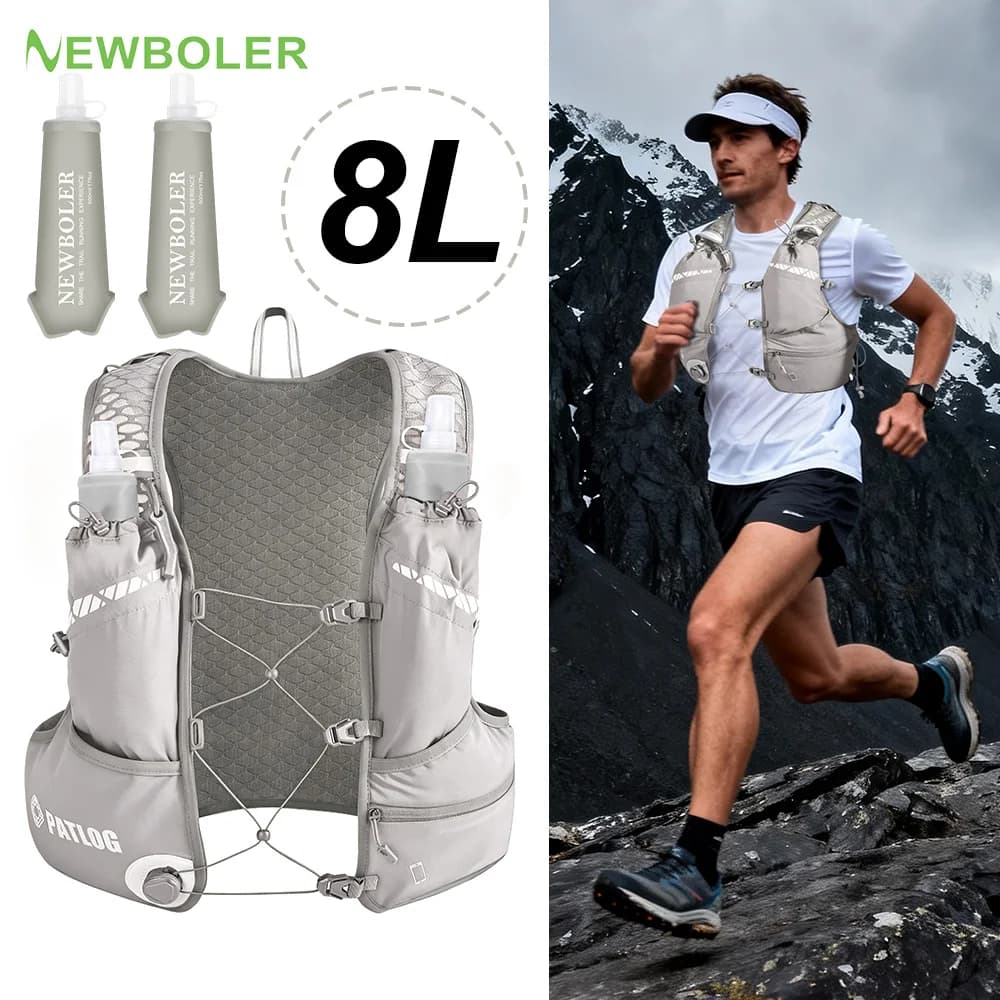 New Breathable Hydration Vest Trail Running Backpacks Lightweight Cycling Run Jogging Marathon Backpack Riding Bike Climbing Bag