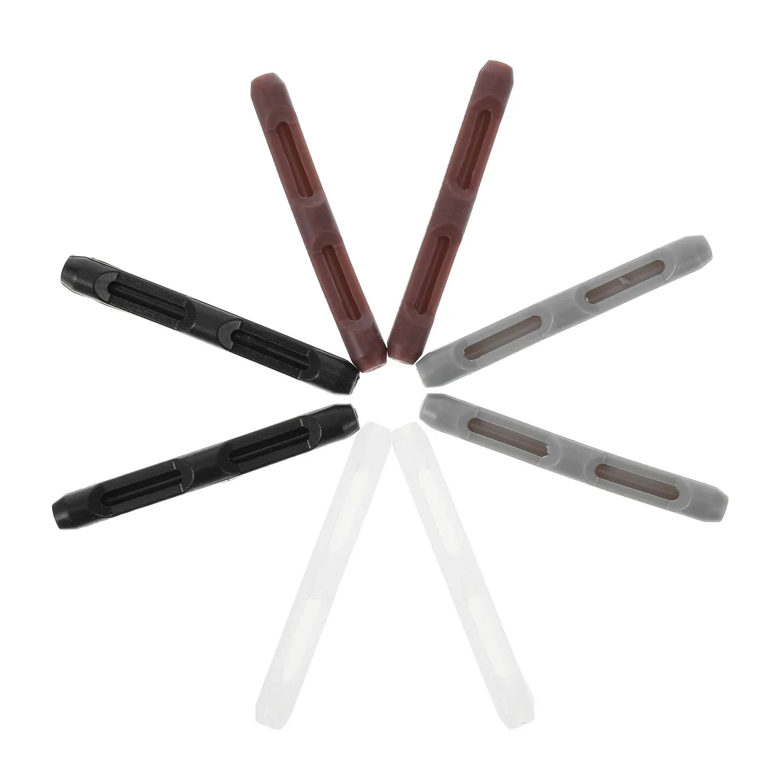 4Pairs Silicone Eyeglass Temple Tips Sleeve Retainer Anti Slip Comfortable Ear Grip for Sunglasses Eyeglasses Arms Legs Glasses