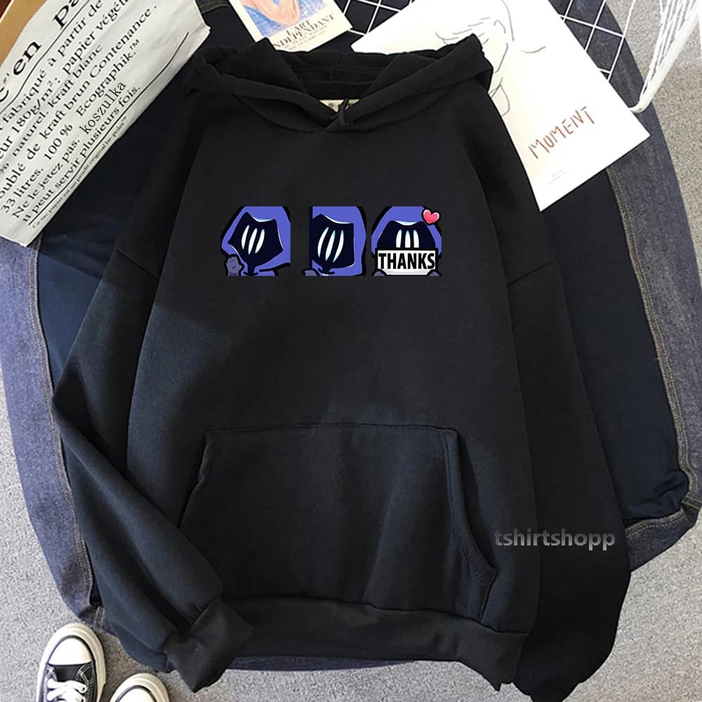 Hot Game VALORANT Omen Funny Cartoon Print Hooded Men Women Hoodies Prevalent Streetwear Harajuku Unisex Aesthetic Sweatshirt