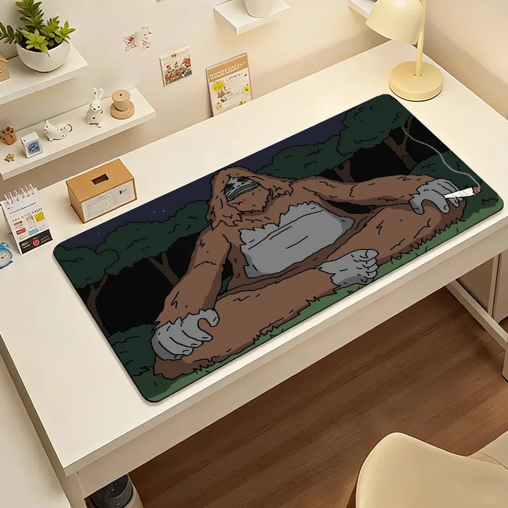 Tappetino per mouse Cartoon The Big Lez Show per giochi e tastiere da ufficio, antiscivolo, grande, impermeabile