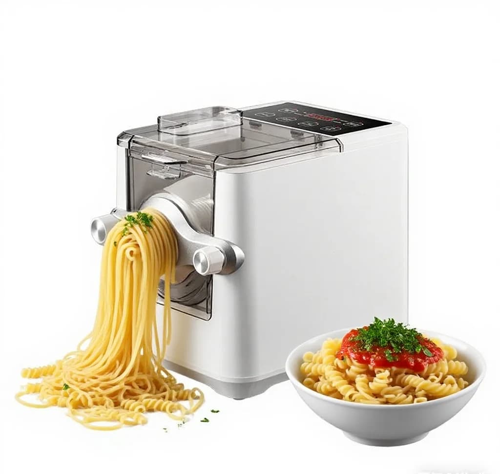 Estrusore Elettrico Commerciale per Maccheroni, Macchina Industriale per Pasta con Display LED a 4 Cifre