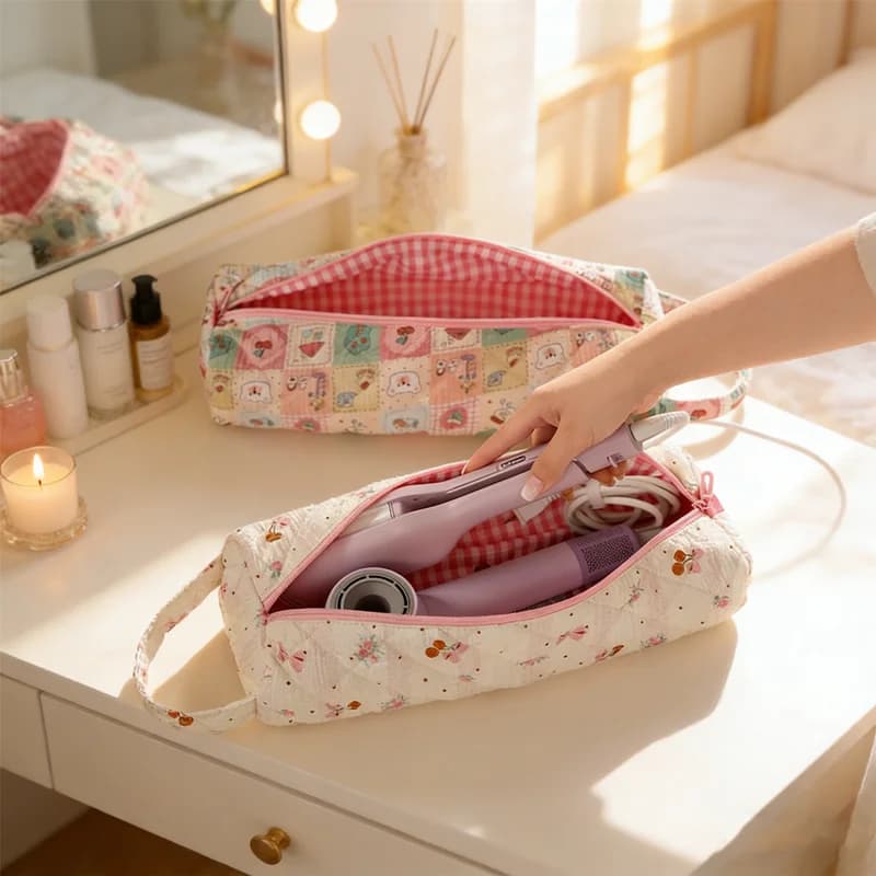 Travel Case Resistant for Hairdryer; Practice Organizer Bag for Styling Tools
