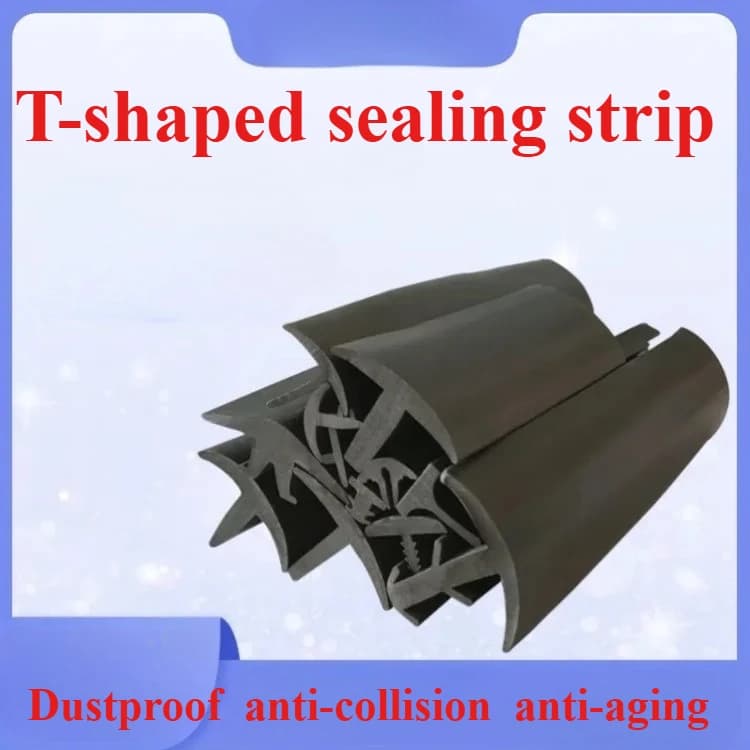 T-Profile Weatherstrip - UV Resistant T-Shaped Seal Strip, T-Seal for Windows and Doors,Automotive,Solar,Home Appliances