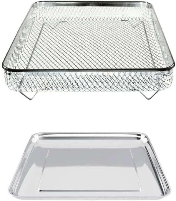 Improved Stainless Steel Air Frying Machine, Compatible with Airfryer TOA-26 TOA-28