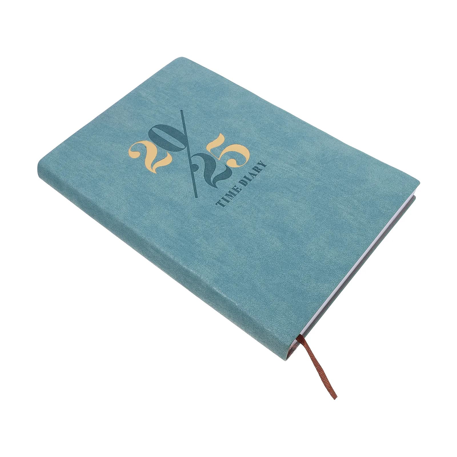 2025 Daily Planner Notebook Journal PU Cover Multifunctional Calendar Organizer Office Home Schedule Organizer