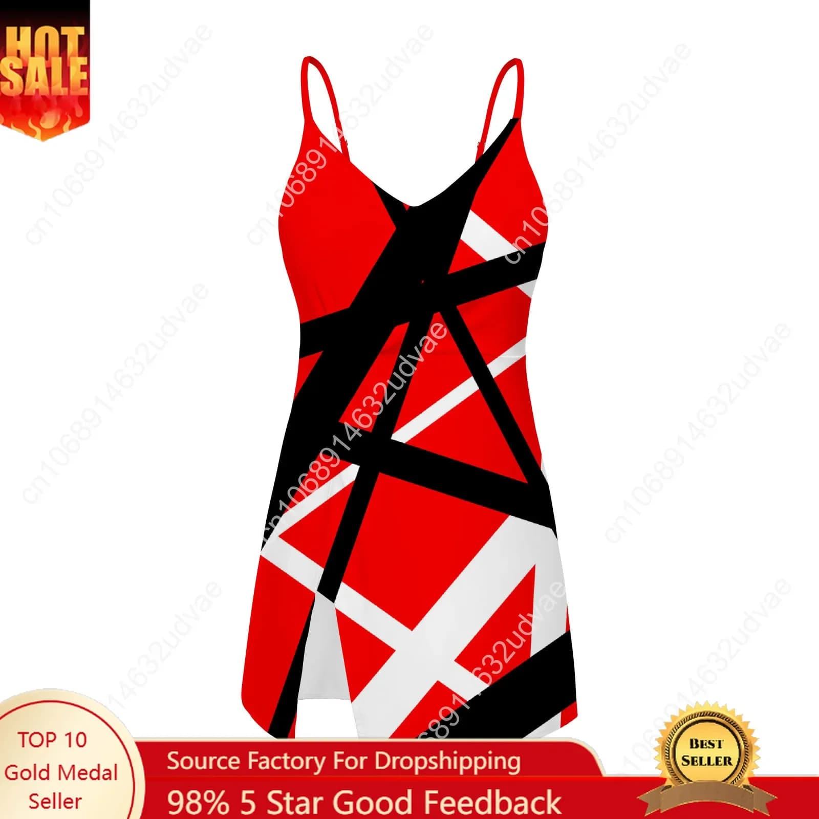 Van Evh 5150 Stripes Halen Swimwear, Swimwear, Custom Swimwear for Women, Fashion Bikini, Customized Beach Clothing