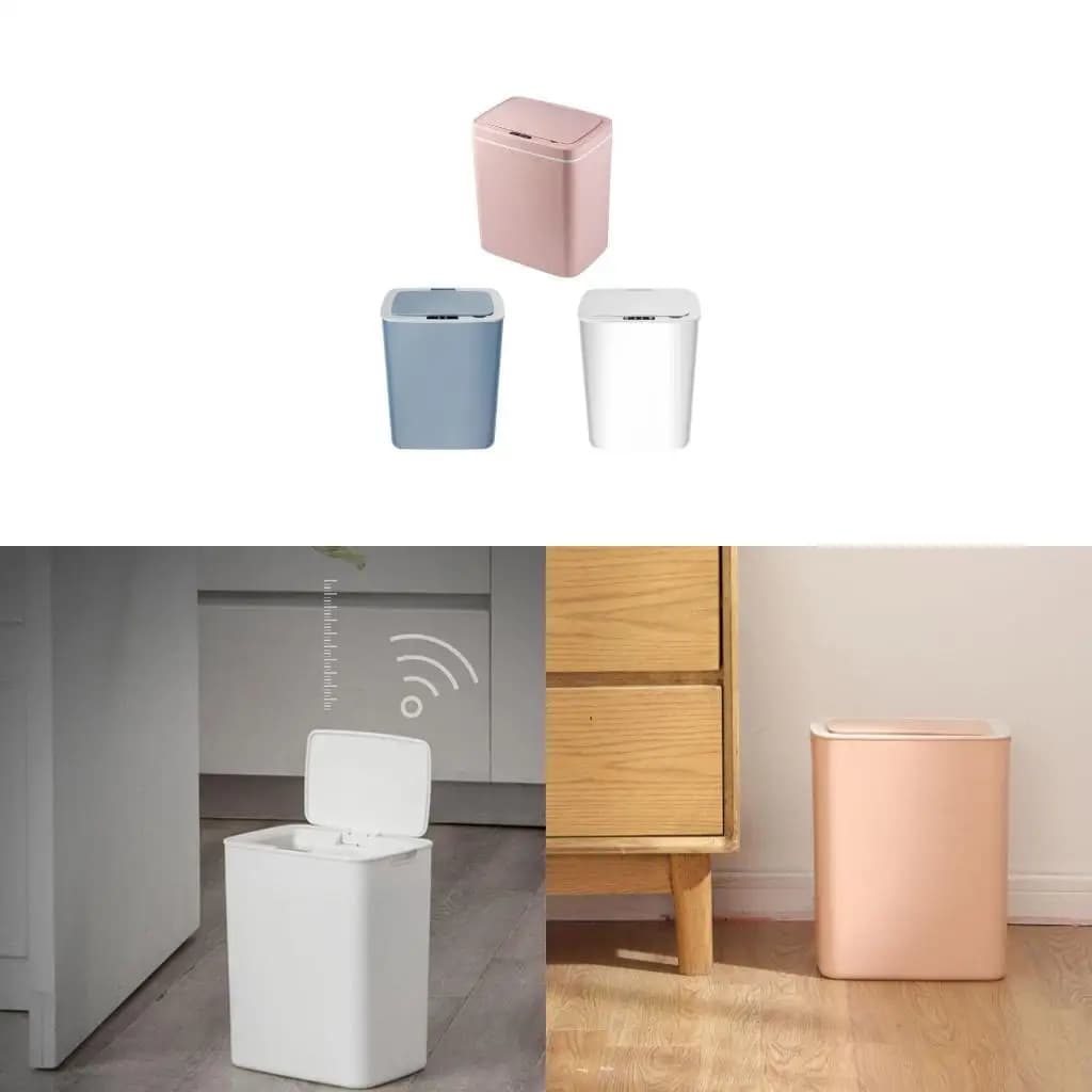 F92F Trash Can Automatic Dustbin Electric Waste Bin Wastebasket