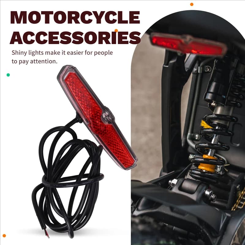 AUTO Bici Elettrica Scooter Moto Impermeabile Riflettore Posteriore Fanale Posteriore Lampada Fanale Posteriore Per Talaria Sting MX3 MX4 MX5