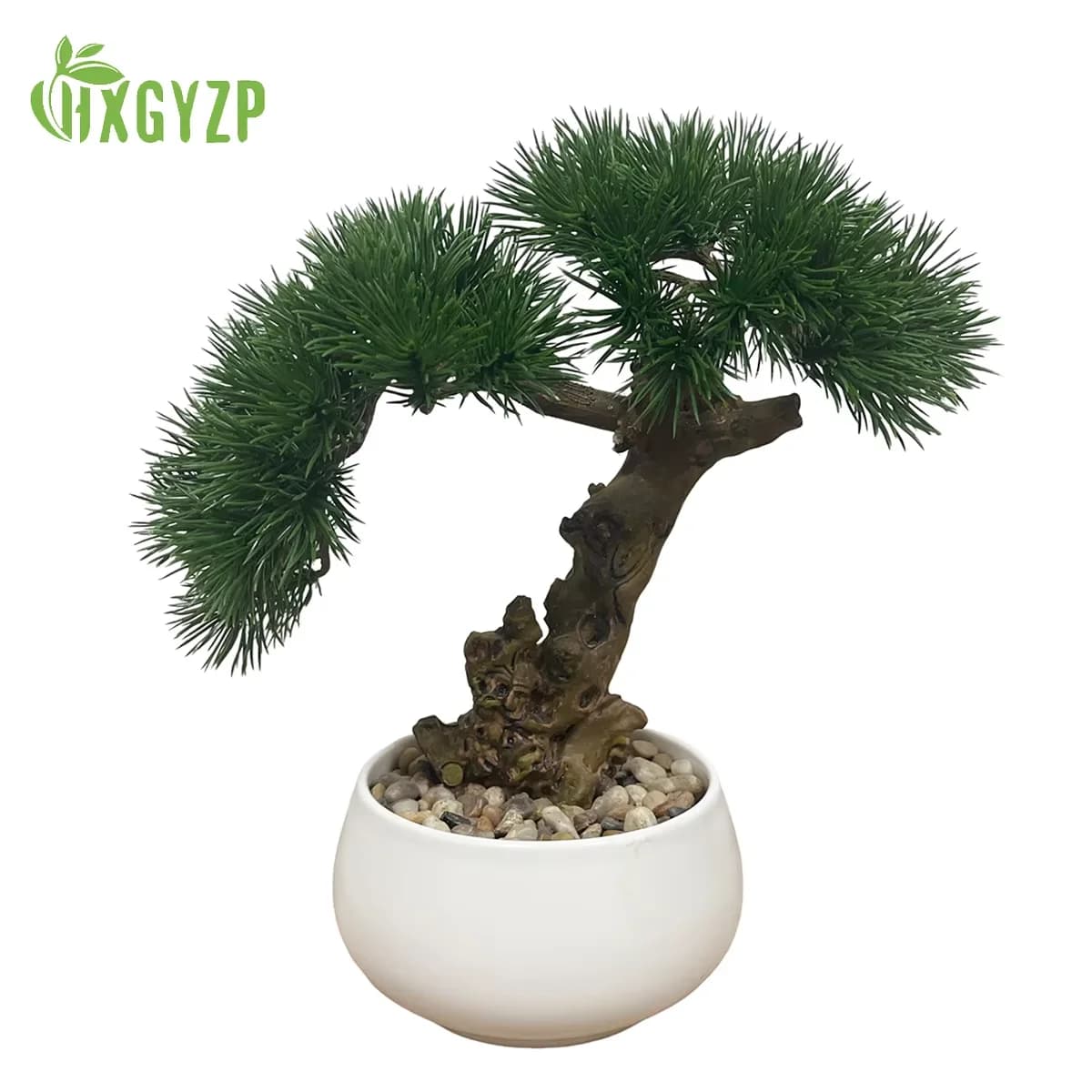 HXGYZP Artificial Plant Bonsai Chinese Cozy Pine with Ceramic Flower Pot Decorating House Courtyard Graden for Interior