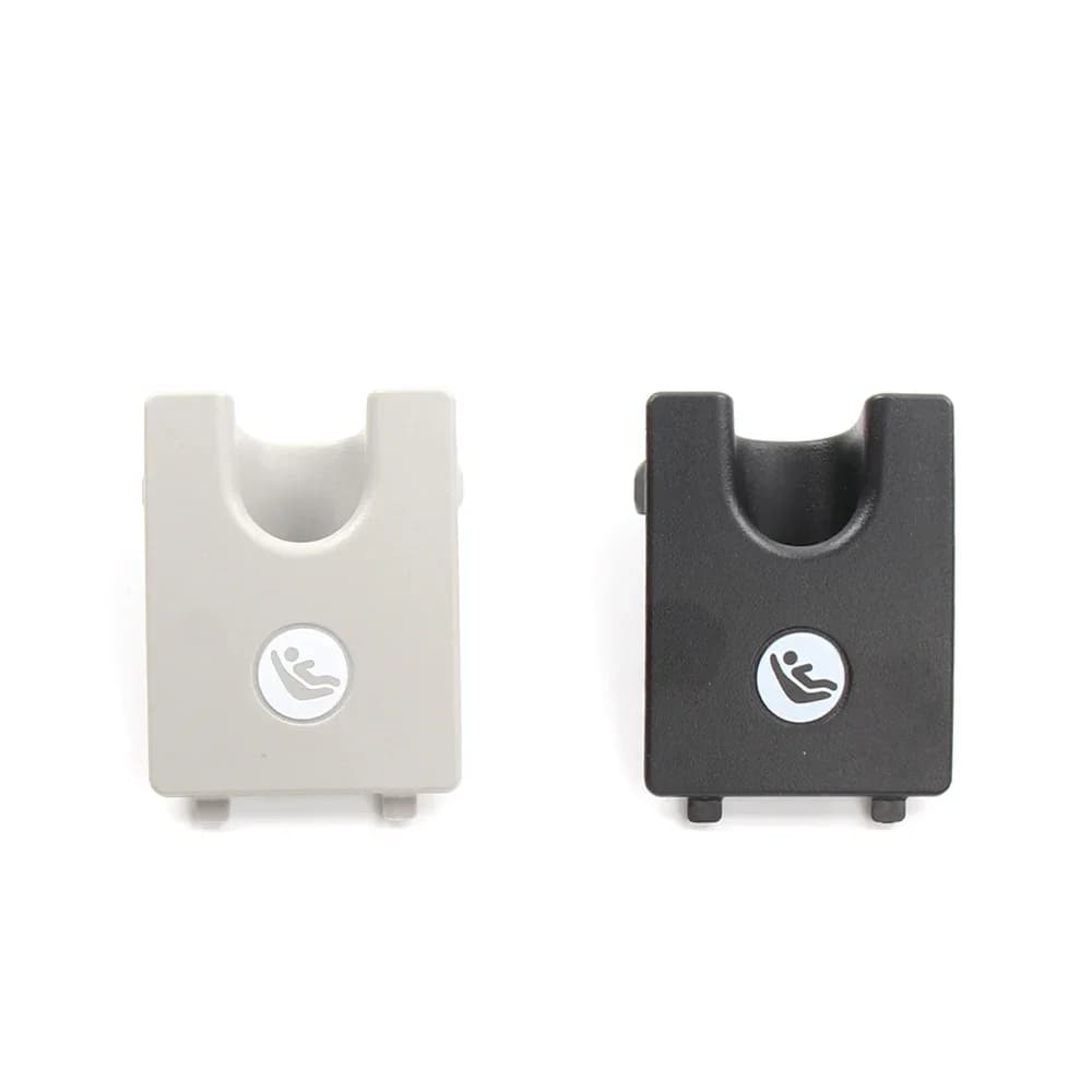 1 Piece Car Rear Child Seat Anchor Slots Black Button Coating Grey Isofix Cover for Toyota Corolla Cross Frontlander