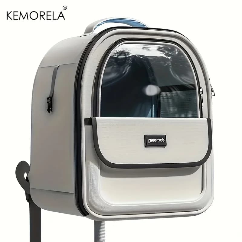 KEMORELA Zaino per animali domestici per gatti e cani Borsa da trasporto traspirante con capsula trasparente per esterni di grandi dimensioni Forniture per animali domestici