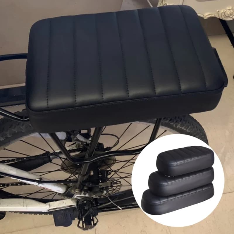 Cuscino per sedile passeggero MTB Morbido memory foam allargato Design ergonomico Misura universale per cuscino comfort per seggiolino posteriore per bicicletta