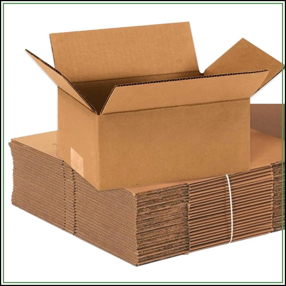 Small Shipping Boxes 9"L x 6"W x 4"H (100-Pack) Heavy Duty Corrugated Cardboard Boxes for Packing, Moving & Storage