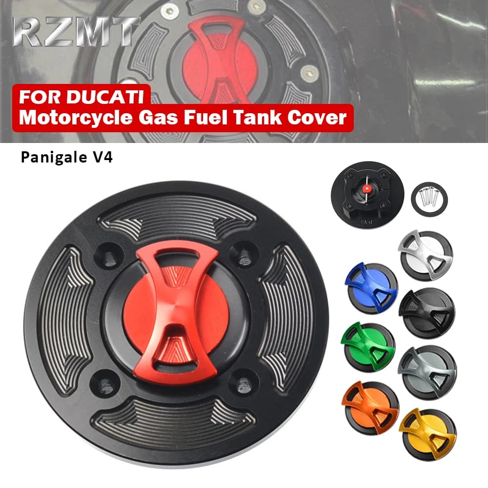 Coperchio tappo serbatoio Gas carburante 8 colori per DUCATI Panigale V4 / V4S / V4R 2018-2021 2019 2020 accessori moto a sgancio rapido