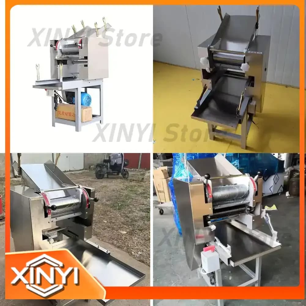 Automatic Noodle Making Machine for Fresh Noodle Production Industrial Noodle Press and Cutter Machine for Pasta Dough