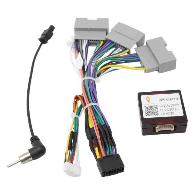 Cavo di alimentazione autoradio KRS per Jeep Compass 2007 / Chrysler 300C Cavo di alimentazione Cablaggio Adattatore XP