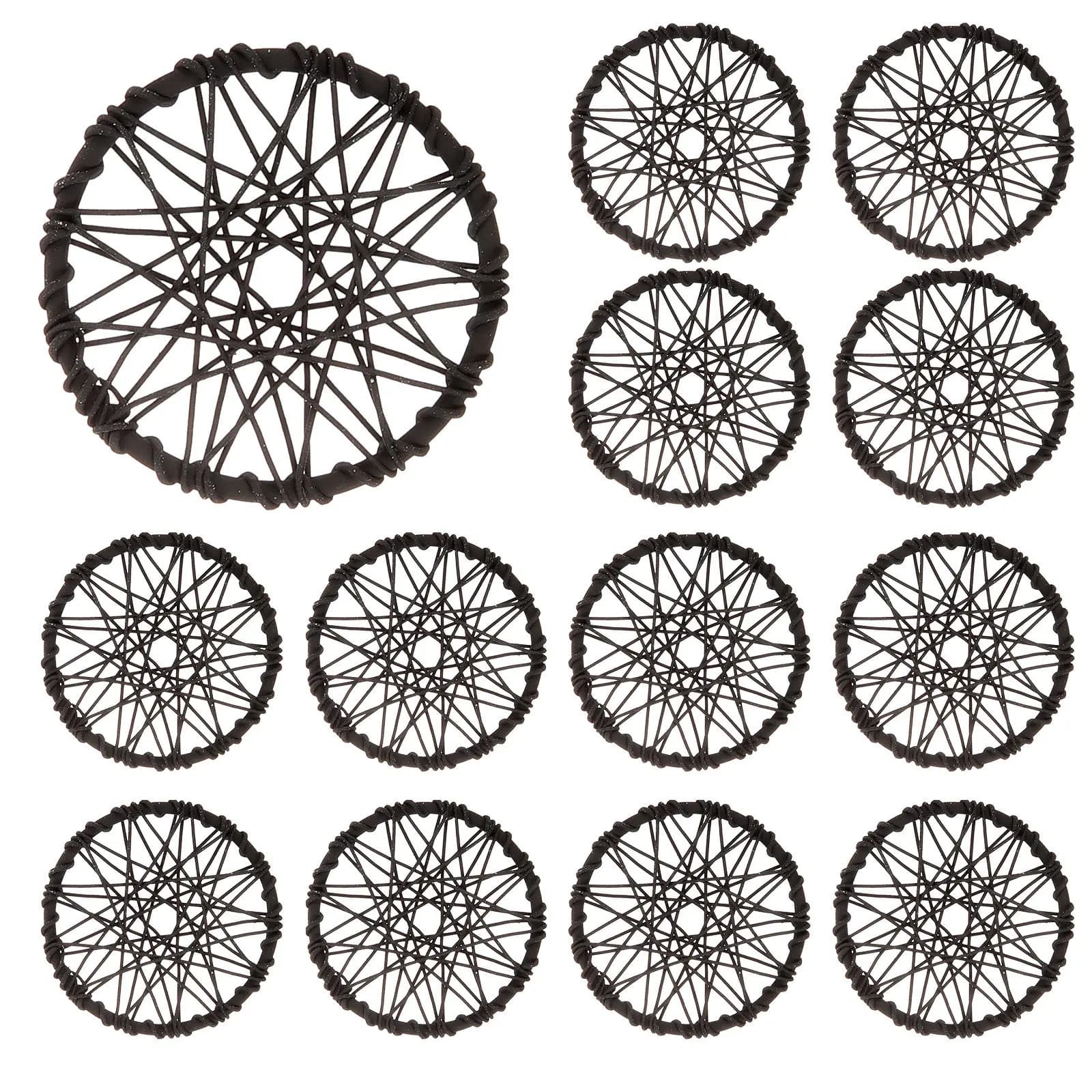 10Pcs Iron Rings Dream Catcher Hoops Sturdy DIY Macrame Floral Wreath Craft Wall Hanging Supplies Dream Catcher Hoops