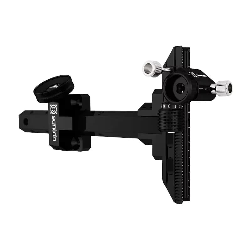 Sanlida tiro con arco X9 vista compuesta 6 "barra de carbono fácil ajuste accesorios de arco tiro con arco objetivo
