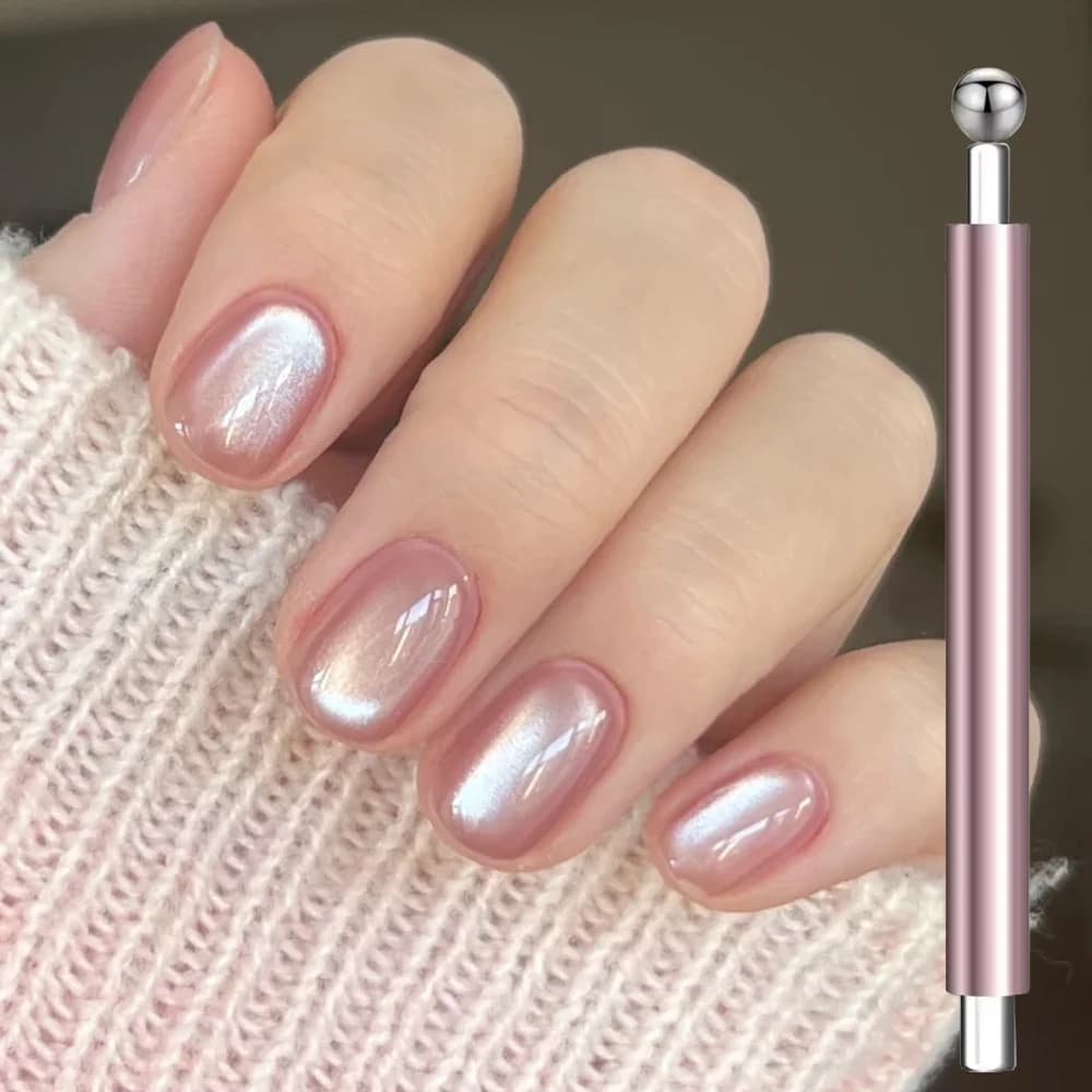 2 in 1 perline di vetro Cat Eye Nail Magnet Stick Penna a sfera magnetica multifunzione super resistente per smalto gel magnetico Cat' Eye