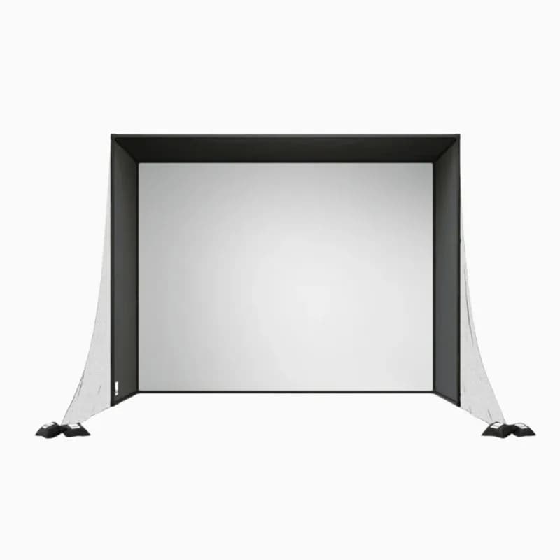 Emulator practice net Indoor practice swing strike cage Double-layer curtain with muffler